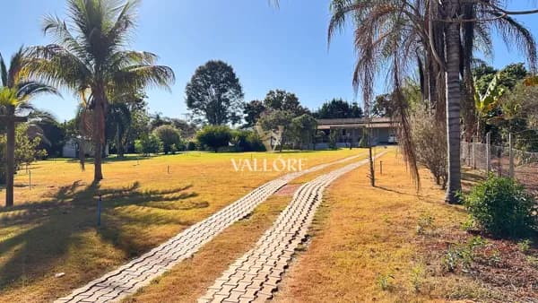 Chácara 5.000m² Mobiliada com Piscina Aquecida e Pomar - GO