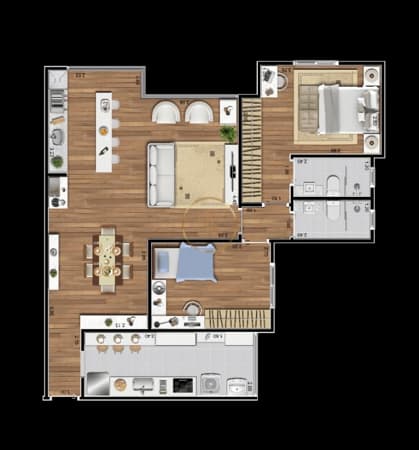 Apartamento à venda no bairro Cerâmica em São Caetano do Sul/SP