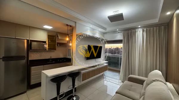 Apartamento Mobiliado para Locação – Duo JK Space Residencial - Duas Suites - R$ 4.500,00