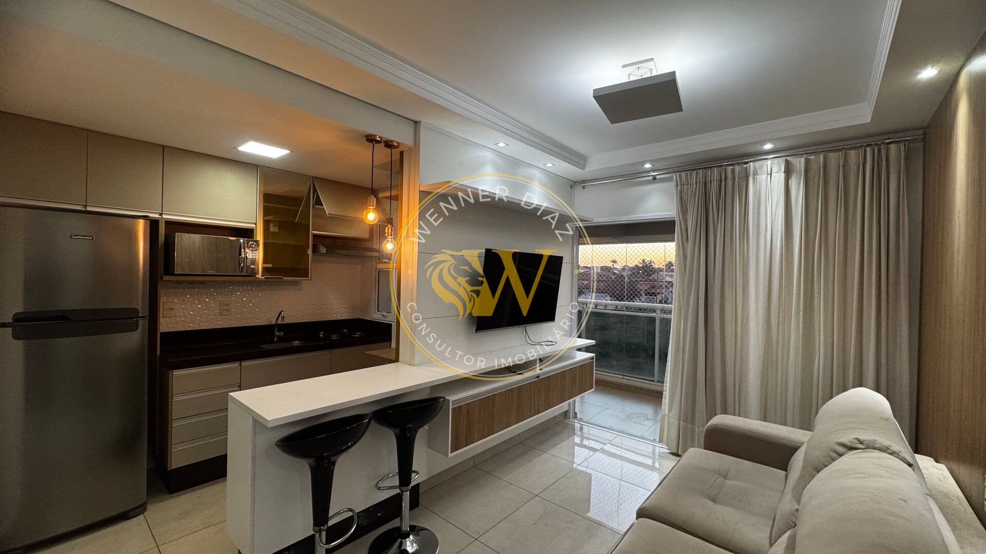 Apartamento Mobiliado para Locação – Duo JK Space Residencial - Duas Suites - R$ 4.500,00