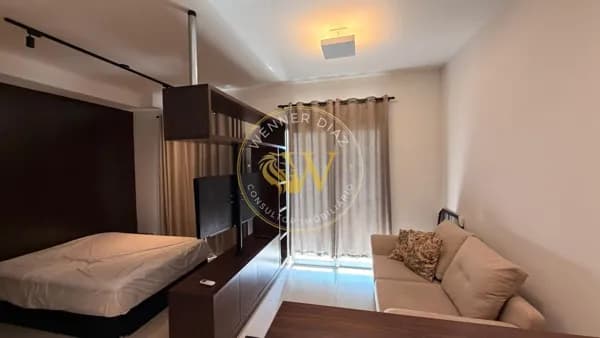 Studio Decorado e Mobiliado no Duo JK — Locação
