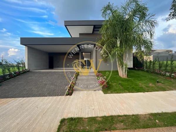 Casa Térrea de Alto Padrão no Residencial TerraVista – Arquitetura Contemporânea e Lazer Completo