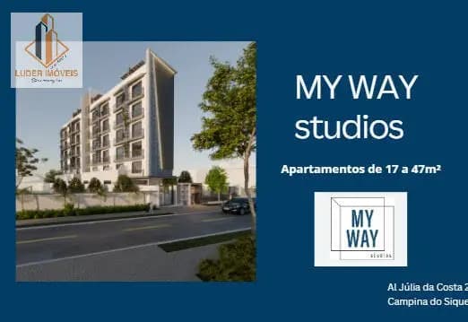 Stúdios My Way Residence bairro Campina Siqueira, Curitiba.