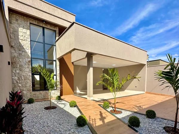 Casa Moderna à Venda | 3 Suítes e Área Gourmet com Piscina