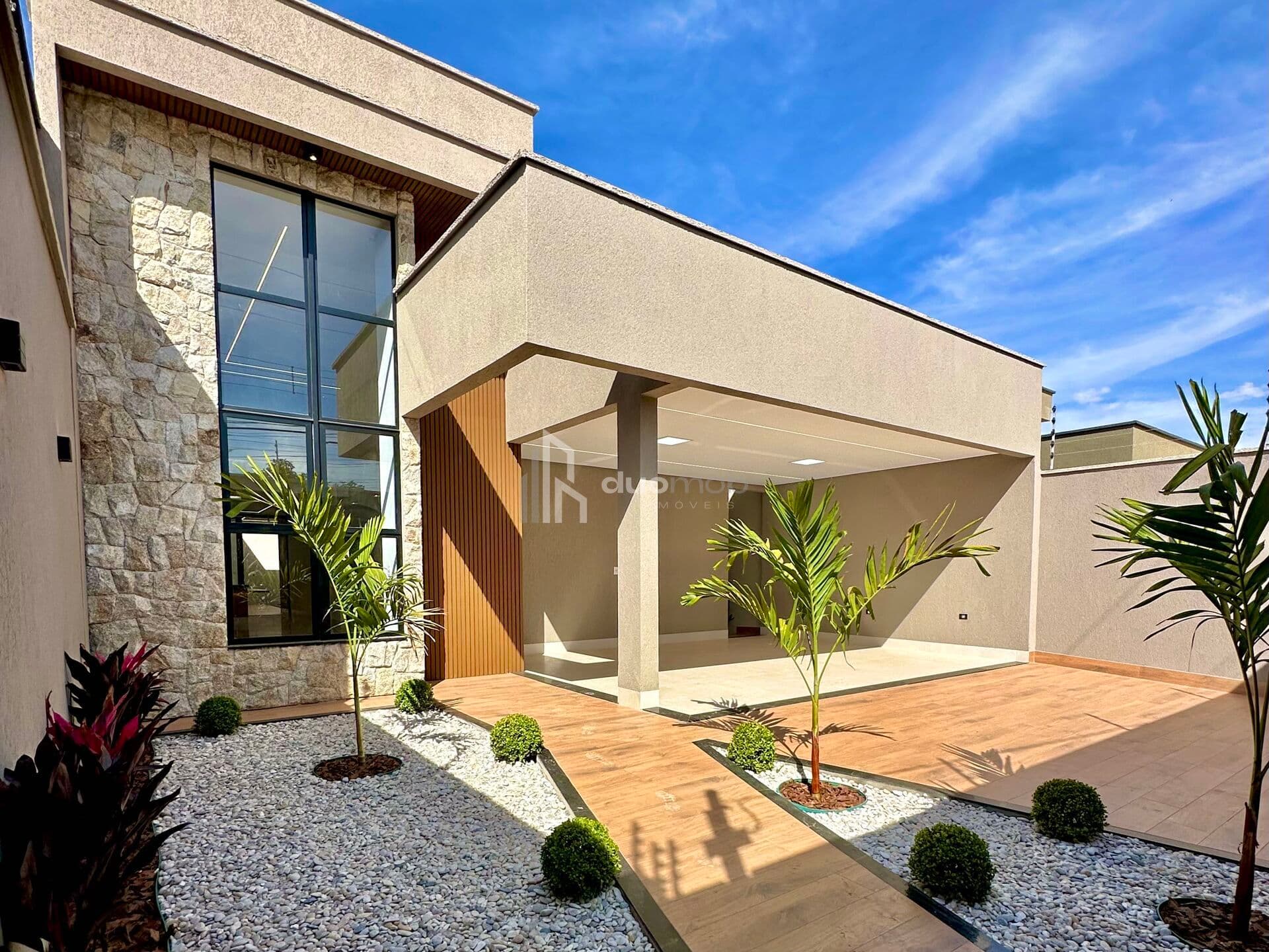 Casa Moderna à Venda | 3 Suítes e Área Gourmet com Piscina | Barra Vento Goiânia