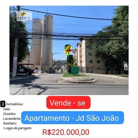 Apartamento Padrão para Venda em Jardim São João Guarulhos-SP
