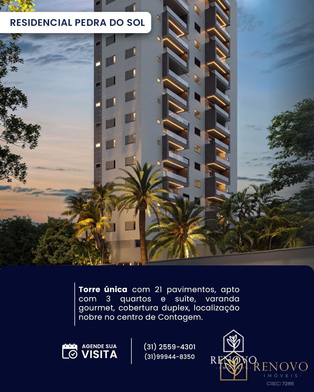Apartamento Alto Padrão em Centro, Contagem/MG