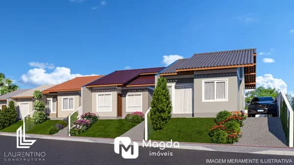 Conheça esta charmosa casa no bairro Warnow, em Indaial-SC