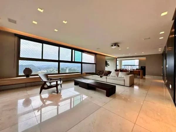 Amplo apartamento de 278 m² com 4 quartos e 4 vagas à venda por R$ 3.990.000 no Vila da Serra - Nova Lima/MG