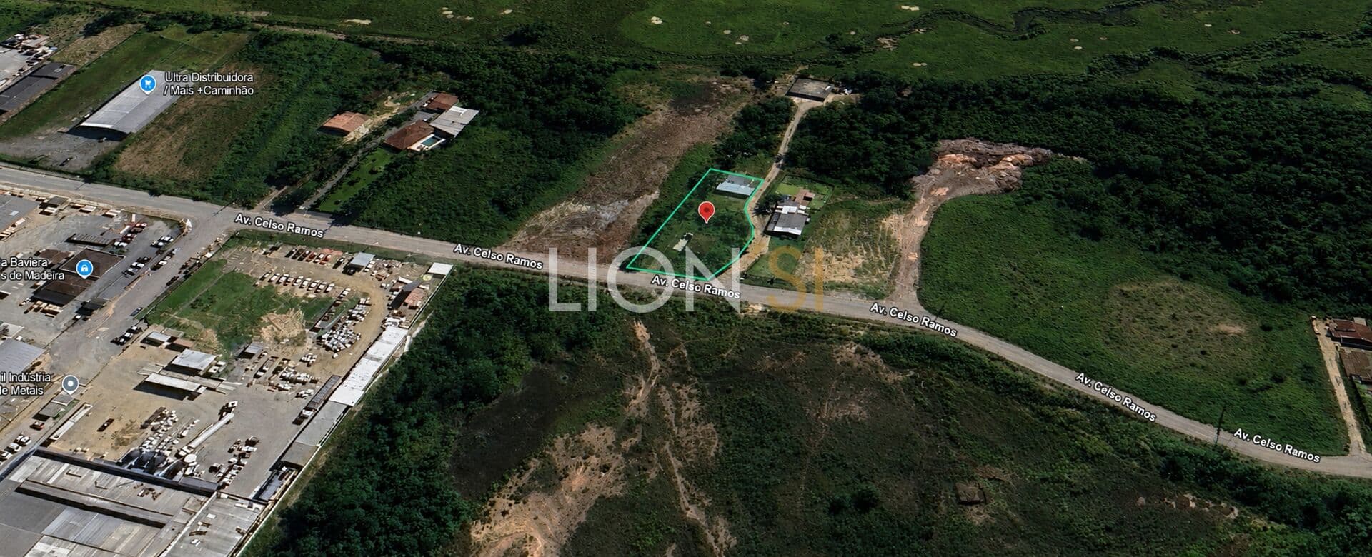 Terreno em área industrial