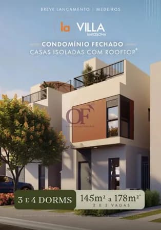 Casa com 03 e 04 dormitórios com Roof Top com vista para Serra do Japi - Entrega em 2027
