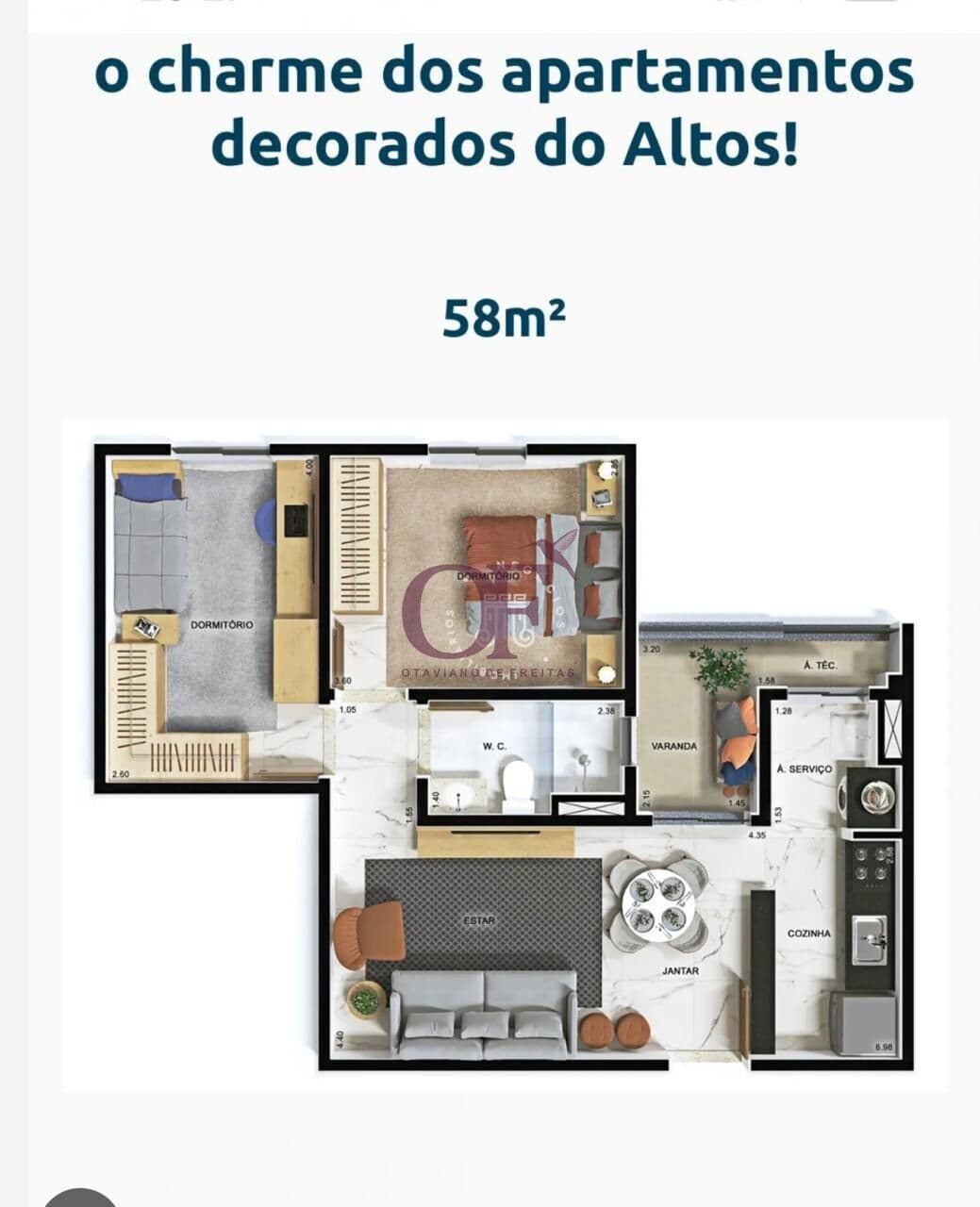 Apartamento no Altos da Avenida com Vista Livre e 2 Vagas – Entrega Abril/2026