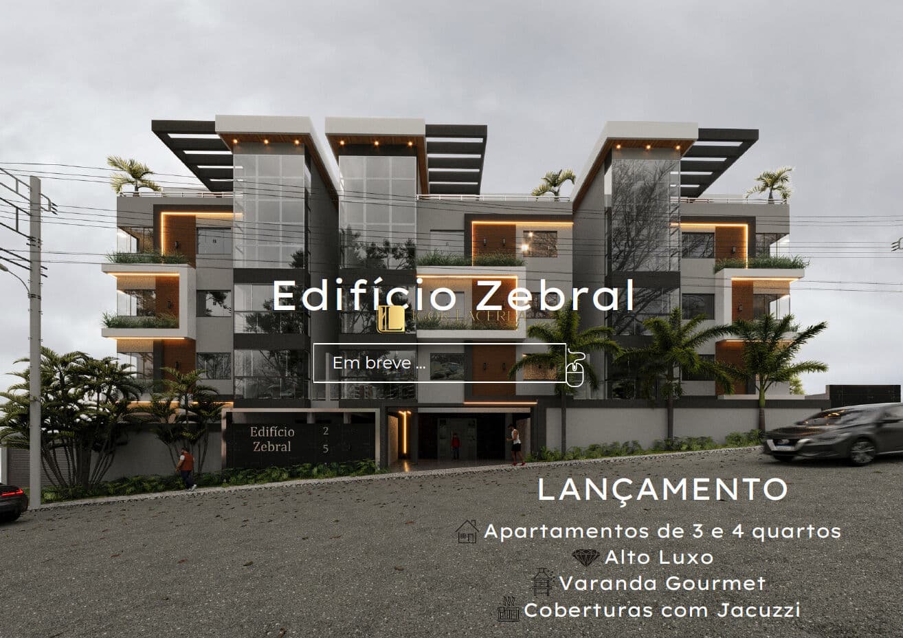 Lançamento Edifício Zebral bairro Santo Agostinho