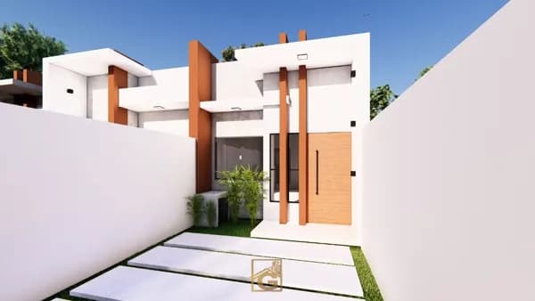 Casa Geminada no Centro - Jardim Margarida