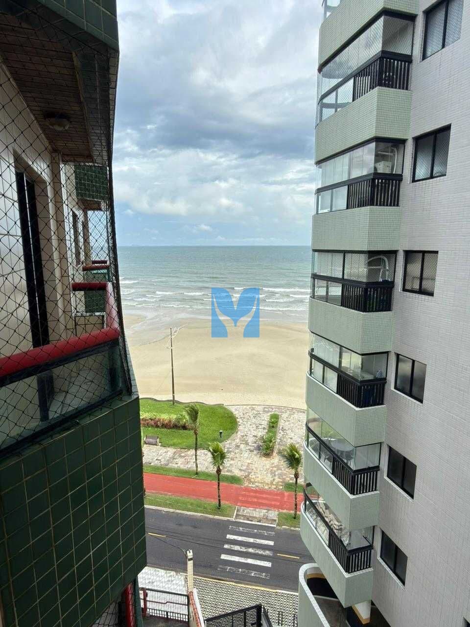 Apartamento mobiliado à venda no bairro Mirim em Praia Grande, SP.1 dormitório.