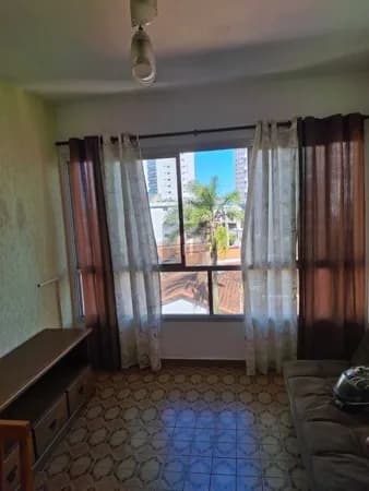 Apartamento para locação no bairro Ocian em Praia Grande, SP. 1 dormitório.