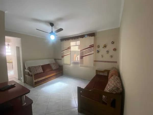 Apartamento kit net à venda no bairro Canto do Forte em Praia Grande, SP. 1 dormitório