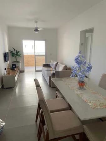 Apartamento na ocian 2 dormitórios 1 suíte com 1 vaga de garagem