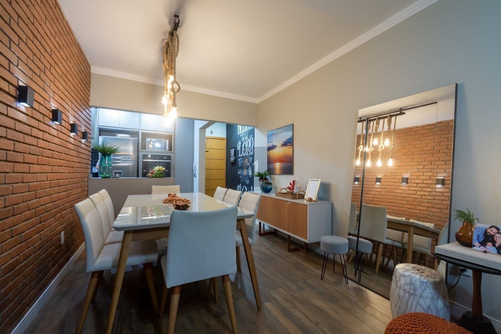 Apartamento decorado