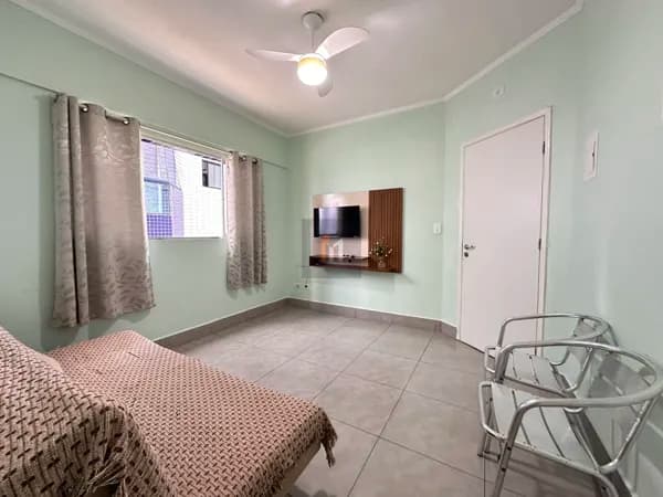 Apartamento à venda no bairro Canto do Forte em Praia Grande, SP. 1 dormitório!