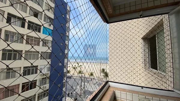 Apartamento vista mar, 3 dormitórios sendo 1 suite, 2 vagas, boqueirão