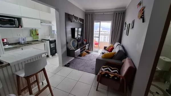 Apartamento no caiçara 1 dormitório e 1 vaga de garagem