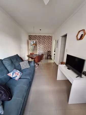 Apartamento mobiliado à venda na Tupi em Praia Grande, SP. 1 dormitório