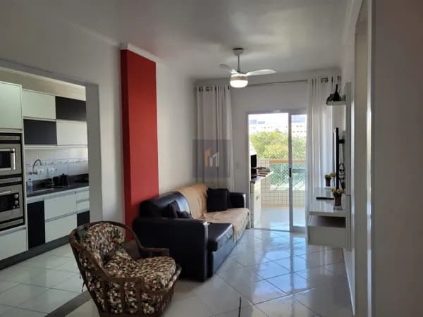 Apartamento à venda no bairro Tupi em Praia Grande, SP. 1 dormitório