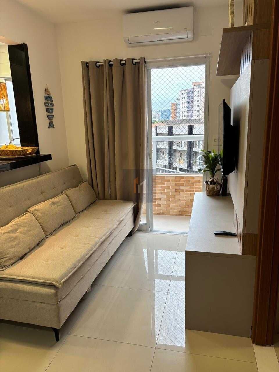 Apartamento à venda no bairro Guilhermina em Praia Grande, SP. 1 dormitório.