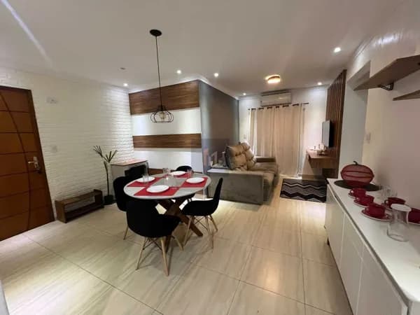 Apartamento 2 dormitórios 1 suíte com 1 vaga de garagem.