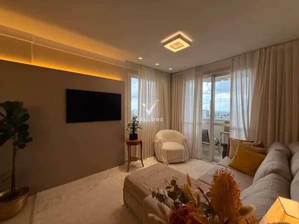 Apartamento com 1 suíte e 1 quarto no coração da cidade - Cascavel/PR