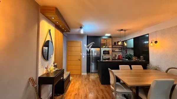 Apartamento semi-mobiliado 1 suíte + 1 quarto no Centro - Cascavel/PR