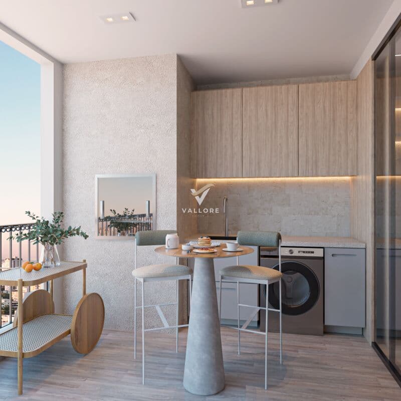 Apartamento 1 suíte e 1 quarto no Centro - Cascavel/PR