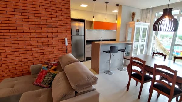 Apartamento mobiliado com 2 quartos em Campeche - Florianópolis - SC
