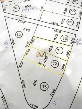 Terreno 402,00m2