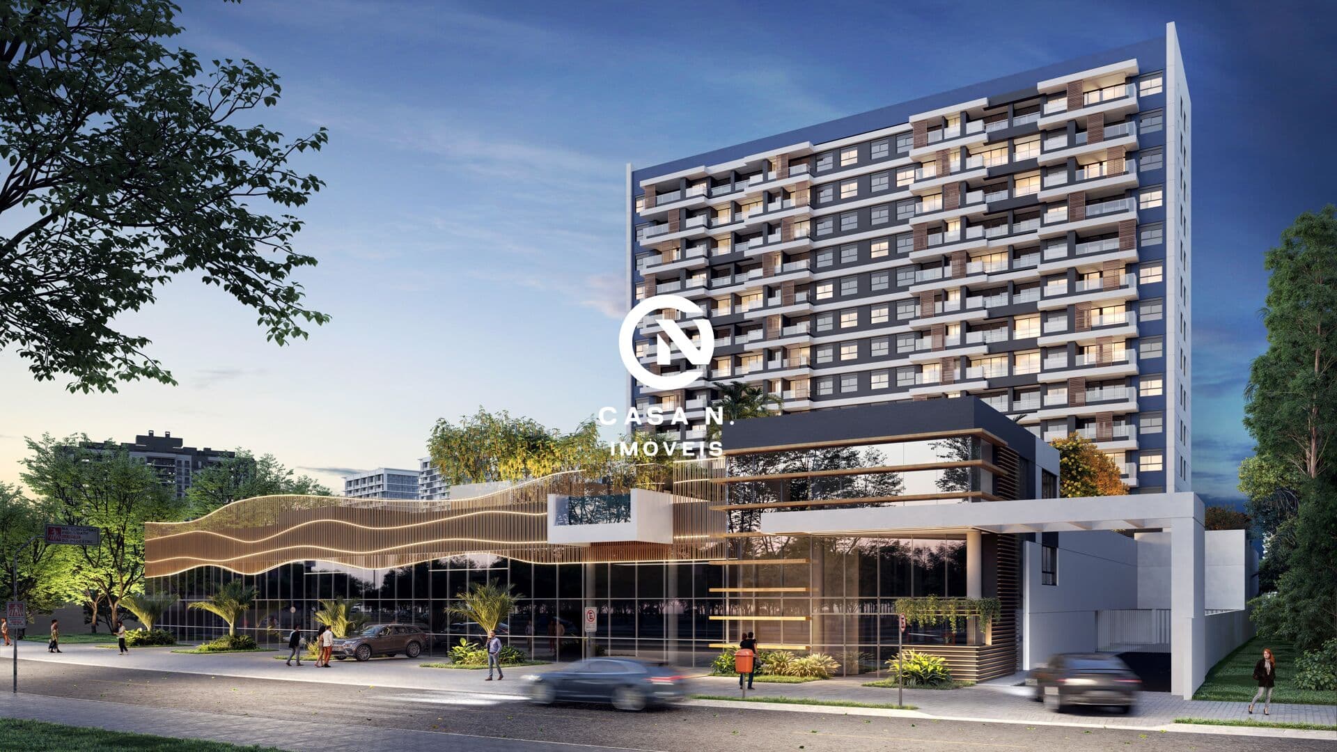 Apartamento Padrão, Stúdios com 38m² , lobby, piscina, solarium, beach tennis, Pet care,vagas para carregamento de carro elétrico.