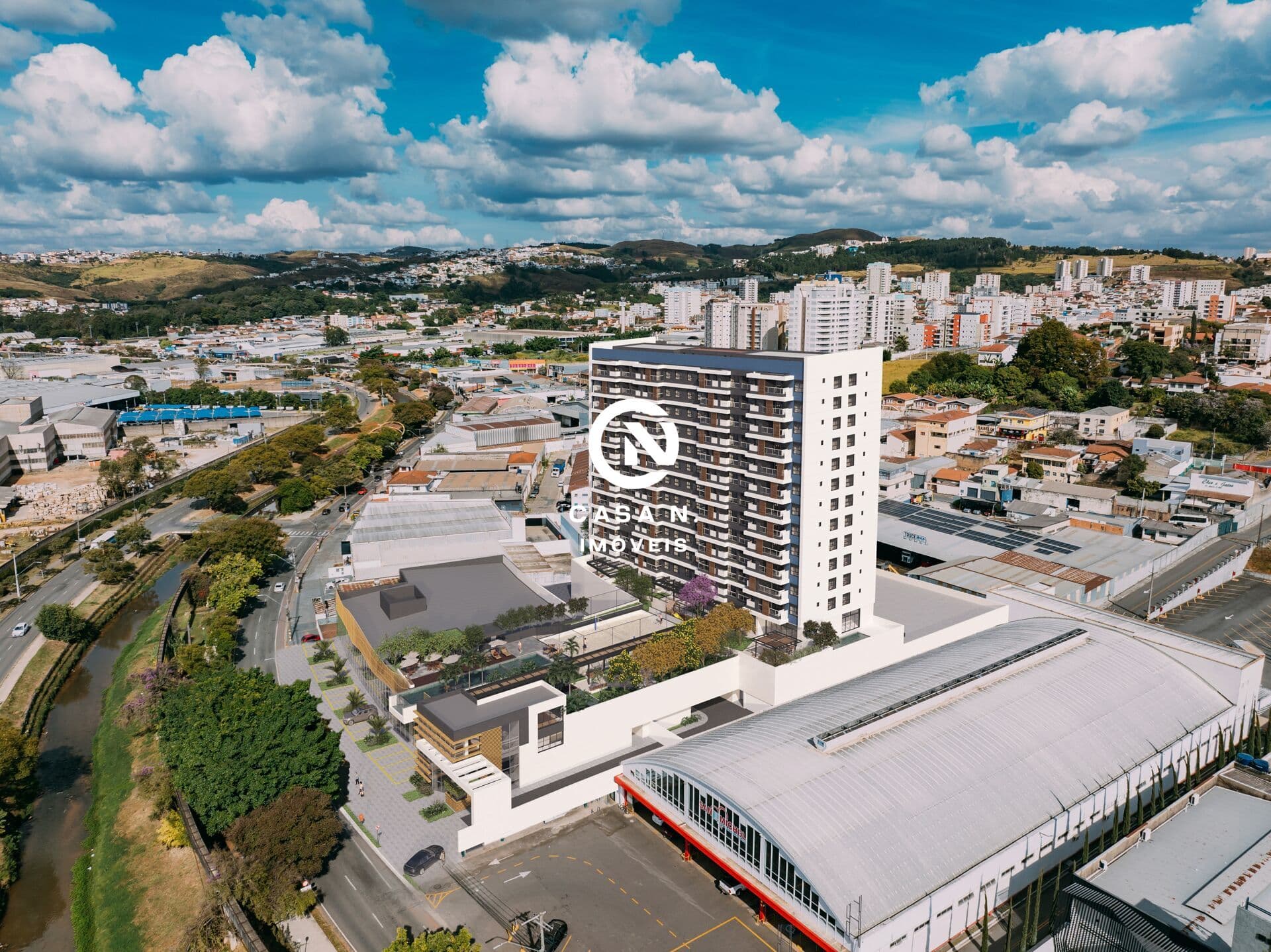 Apartamento Padrão, Stúdios , lobby, piscina, solarium, beach tennis, Pet care,vagas para carregamento de carro elétrico.