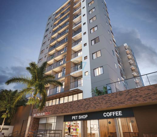 Apartamento 2 Qts c/ varanda