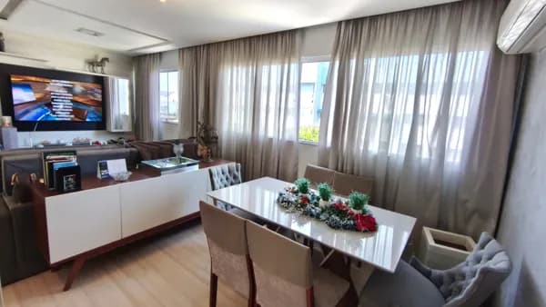 Apartamento 2 Qts, reversível para 3 Qts