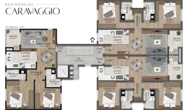 Apartamento à venda no bairro Colina Sorriso em Caxias do Sul/RS