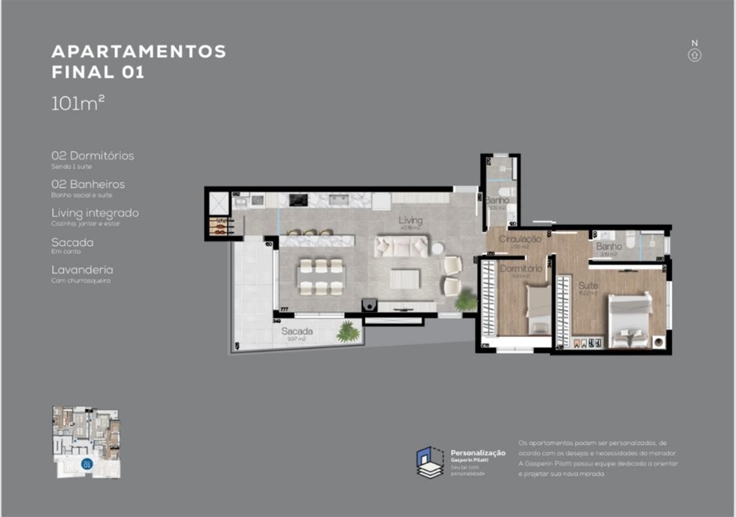 Apartamento à venda no bairro São Pelegrino em Caxias do Sul/RS