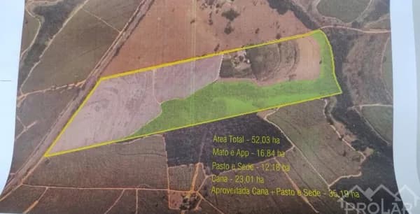 Oportunidade - Prop. 21,5 Alq - José Bonifácio-SP - Montada e com Cana, seringa e pasto