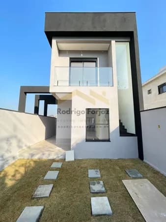 EXCELENTE CASA NOVA NUNCA HABITADA VENDA COND. VILLA DO JAGUARI - 03 Quartos (01 Suíte), 02 Vagas