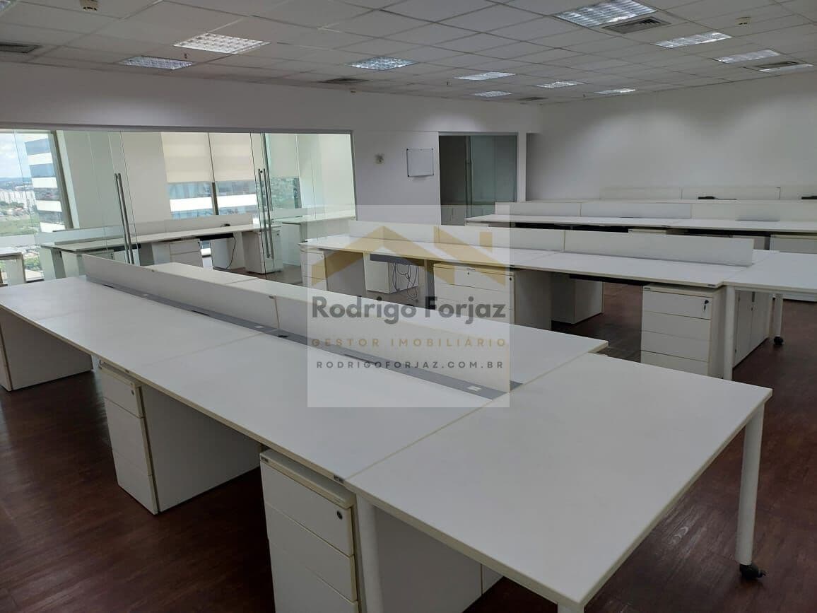 EXCELENTE SALA COMERCIAL À VENDA - 100% MOBILIADA - COND. WEST POINT - 338,66m², 10 VAGAS