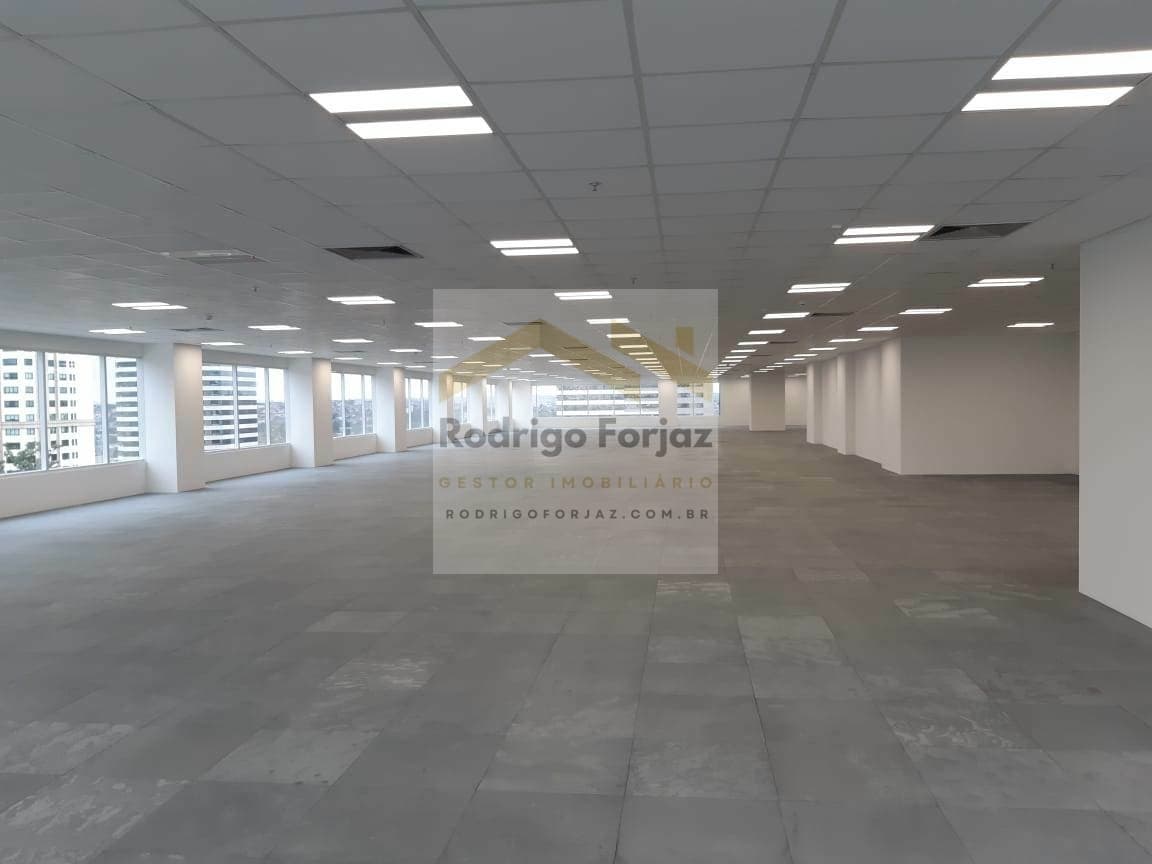 Laje corporativa - VENDA- OPEN SPACE com 2.036,62 m², Piso Elevado, Forro Modular, Luminárias em LED, Ar-Condicionado VRF, Quadro de Força dividido por Zona, 46 Vagas