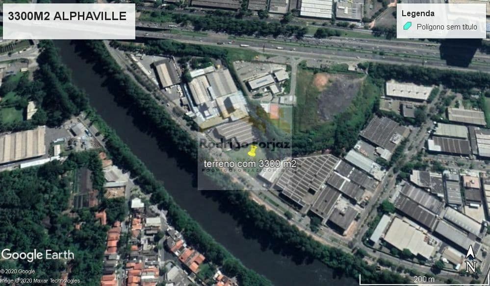 EXCELENTE LOTE À VENDA - ALPHAVILLE - Comércio/Loja/GALPÃO! 100% - PLANO! 3.300 m2 ; 75 m de frente