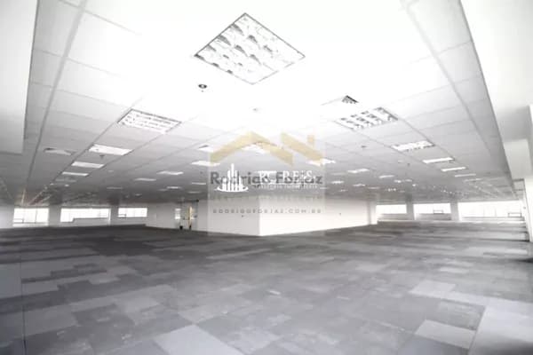 EXCELENTE LAJE CORP. EDIF. CASTELO BRANCO OFFICE PARK- Piso Elevado + Luminárias, 2203m², 48 Vagas