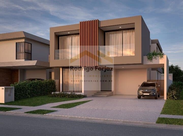 Excelente Casa NOVA À VENDA no Recanto Maravilha III - A/C: 396M², A/T: 430M², 04 Dorms (04 Suítes), Piscina, 04 Vagas