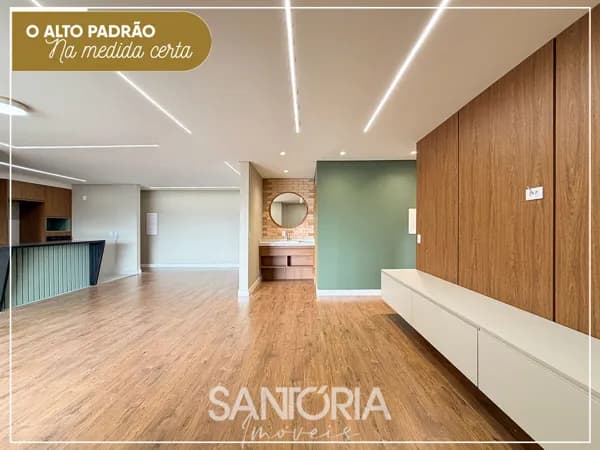 Um apartamento que ainda não foi vivido. Só sentido!
