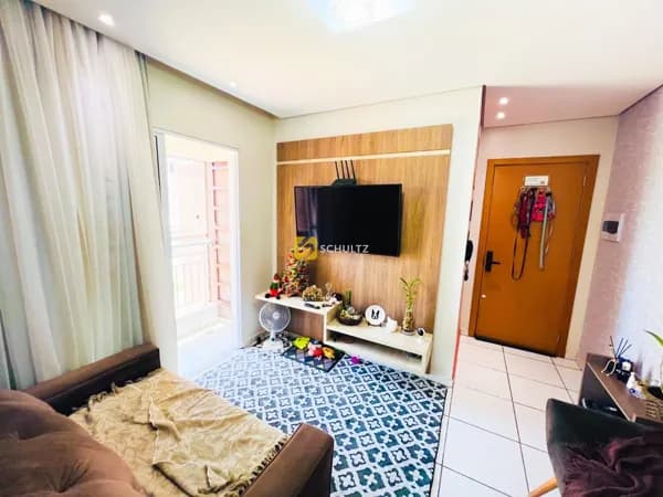 Apartamento com 2 dormitórios à venda por R$ 250.000 - Portal Vitória - Rio Claro/SP